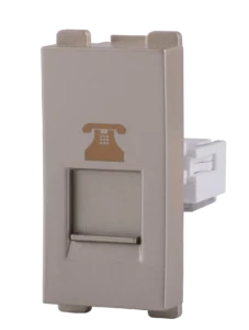 Telephone-socket-8P-with-shutter-Plat-CRV-66232