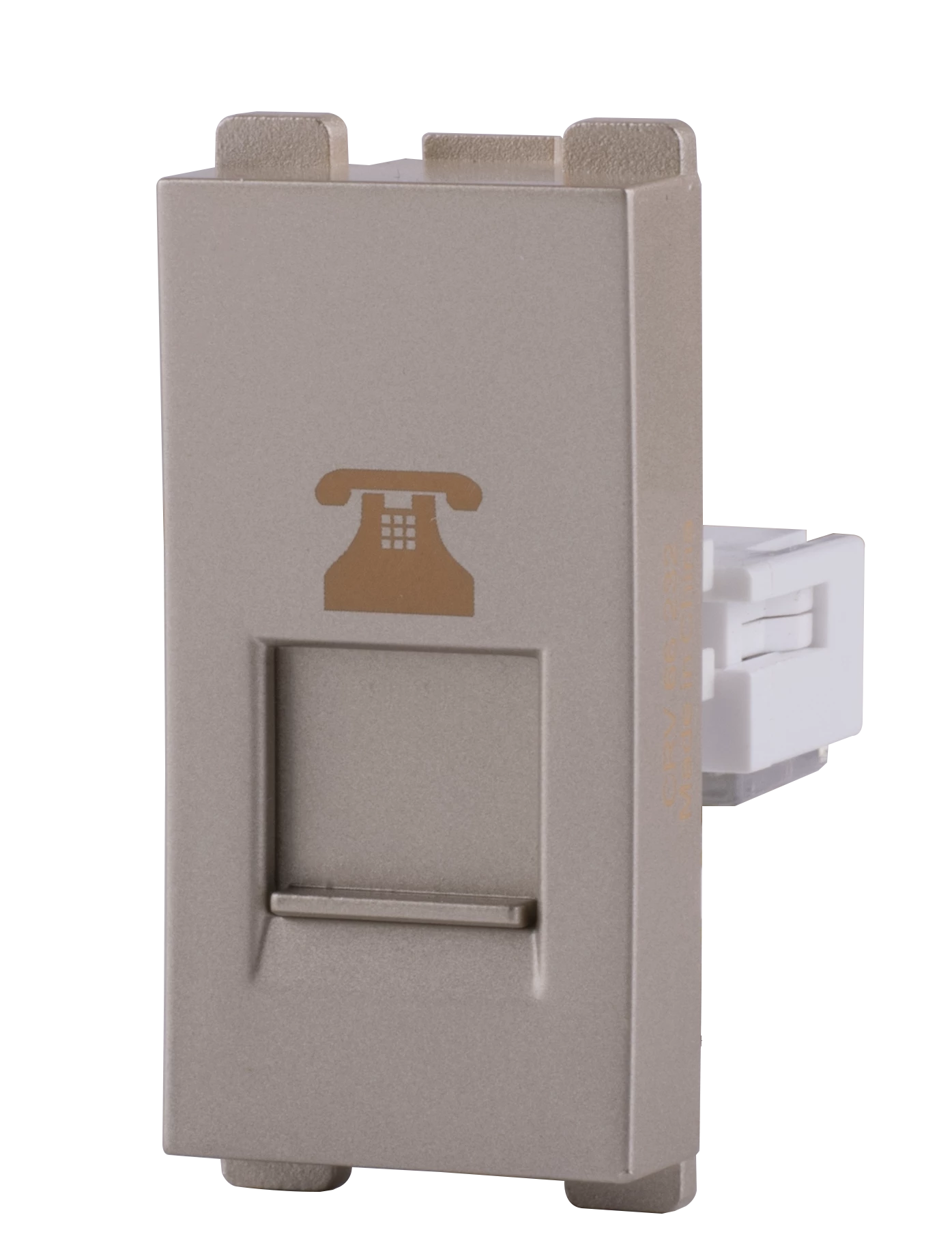 Telephone-socket-8P-with-shutter-Plat-CRV-66232